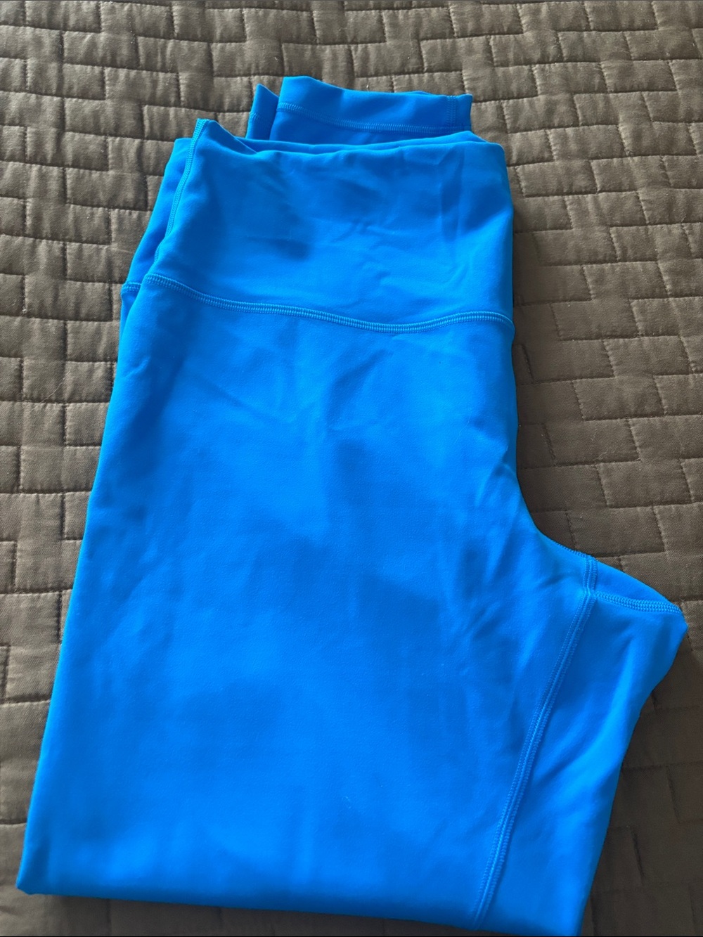 LULULEMON Bright Teal Blue Wunder Train High Rise Tight 25” - Picture 6 of 6